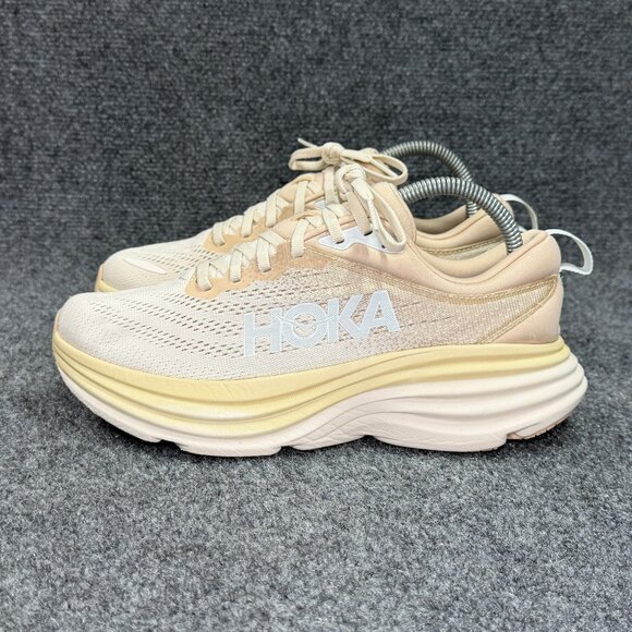 Hoka Bondi 8 Running Shoes Women's Size 8 Athletic Training Gym Racing Sneakers - Picture 5 of 12